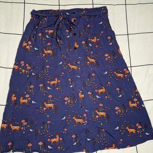 Modcloth x Princess Highway Tie-Waist Midi Skirt Size 18